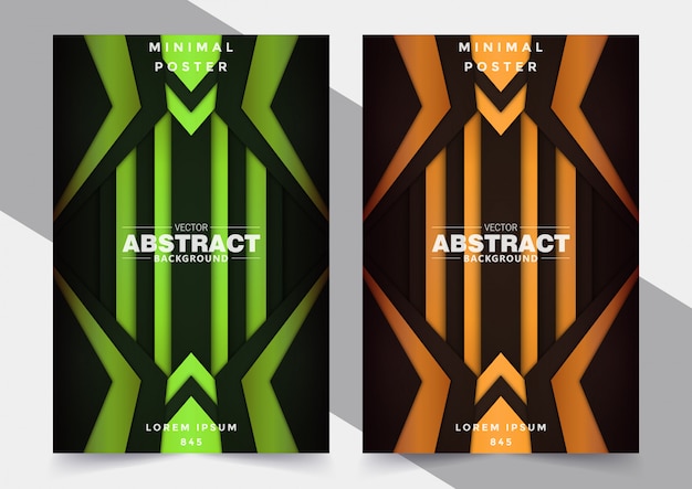 Vector abstract geometric covers
