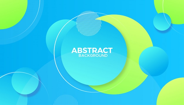 Abstract geometric creative modern circles background