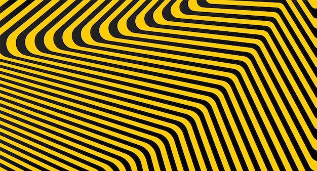 Abstract geometric diagonal yellow black stripe lines striped style texture design