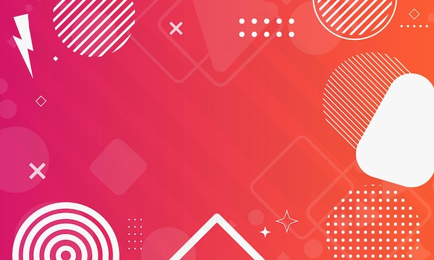 抽象的な幾何学的な平らな背景デザイン