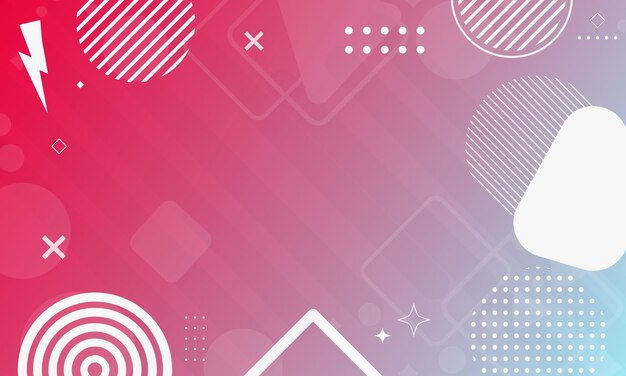 抽象的な幾何学的な平らな背景デザイン