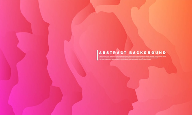 Abstract geometric gradient background template