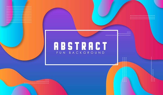 Abstract geometric gradient background template