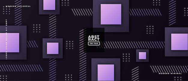Абстрактные геометрические формы градиента на фоне динамической иллюстрации композиции.