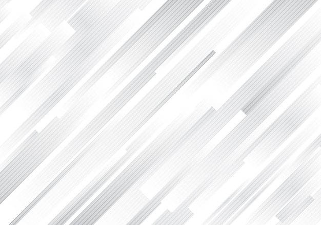 Vector abstract geometric gray diagonal stripes background.