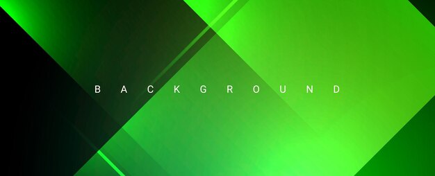 Abstract geometric green design dynamic modern graphic background