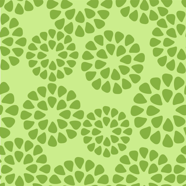 Abstract geometric green pattern. a seamless vector background
