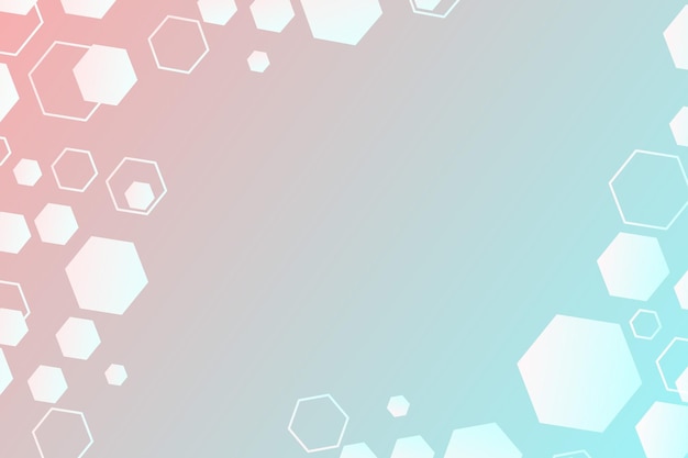 Vector abstract geometric hexagon background