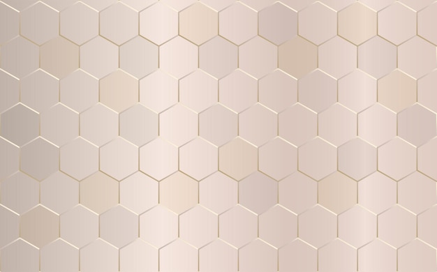 Abstract geometric hexagon background.