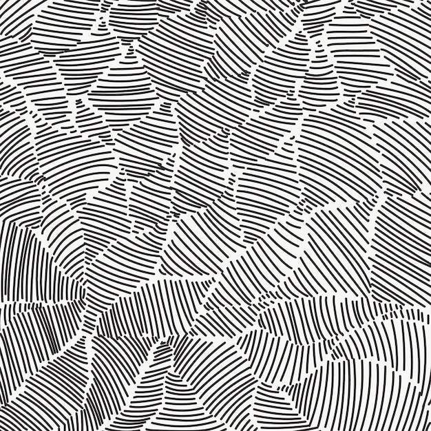 Vector abstract geometric lines drawn pattern background