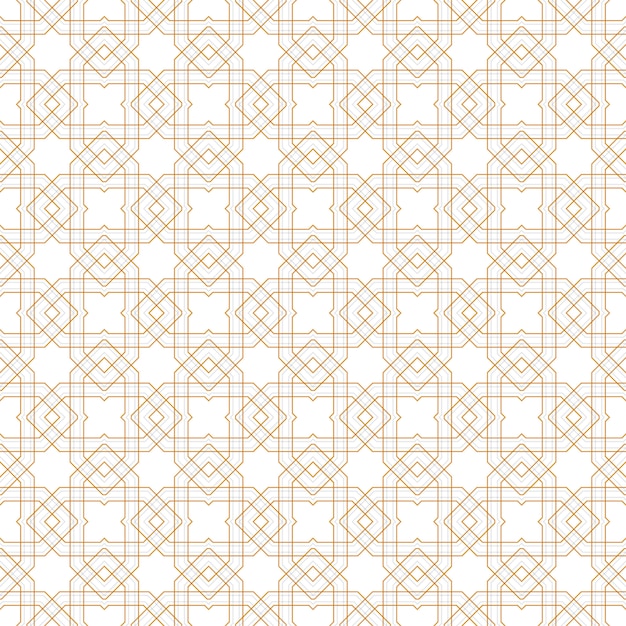 Vector abstract geometric lines pattern seamless background white gray and gold luxury design.