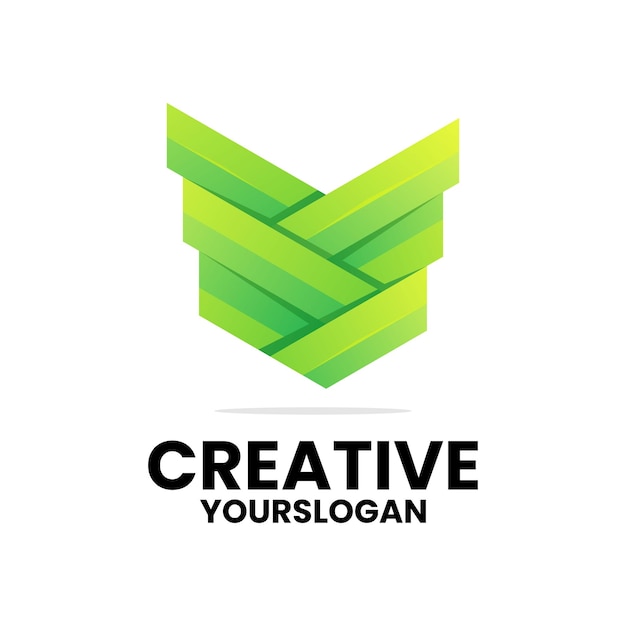 Logo design geometrico astratto