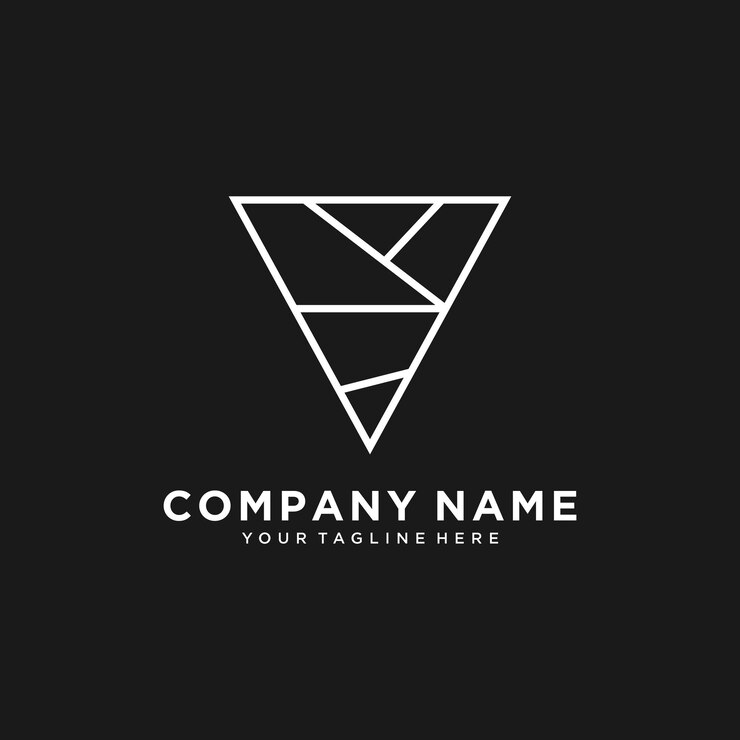 Vector abstract geometric logo design