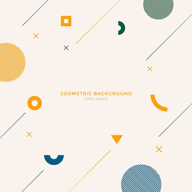 Abstract geometric modern shapes background