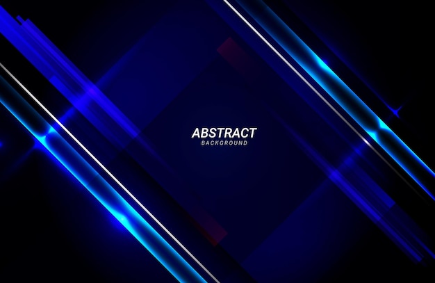 Abstract geometric modern stylish smooth dark banner background