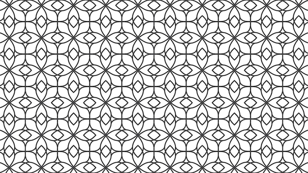 Abstract geometric ornament pattern