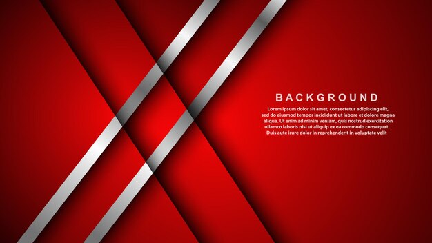 Abstract geometric overlapping layers with stripes Elegant background with copy space