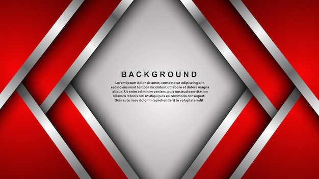 Abstract geometric overlapping layers with stripes Elegant background with copy space