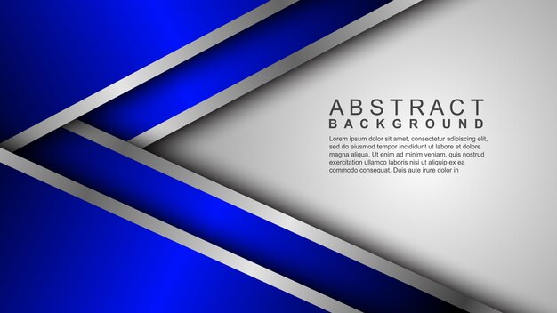 Вектор Абстрактные геометрические перекрывающиеся слои с полосами элегантный фон с пространством для копирования