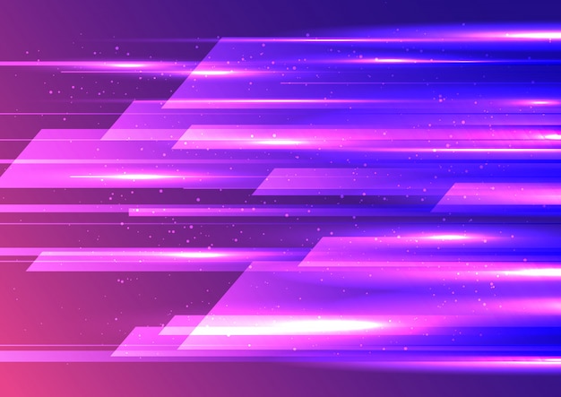 Abstract geometric overlapping with lighting effect background