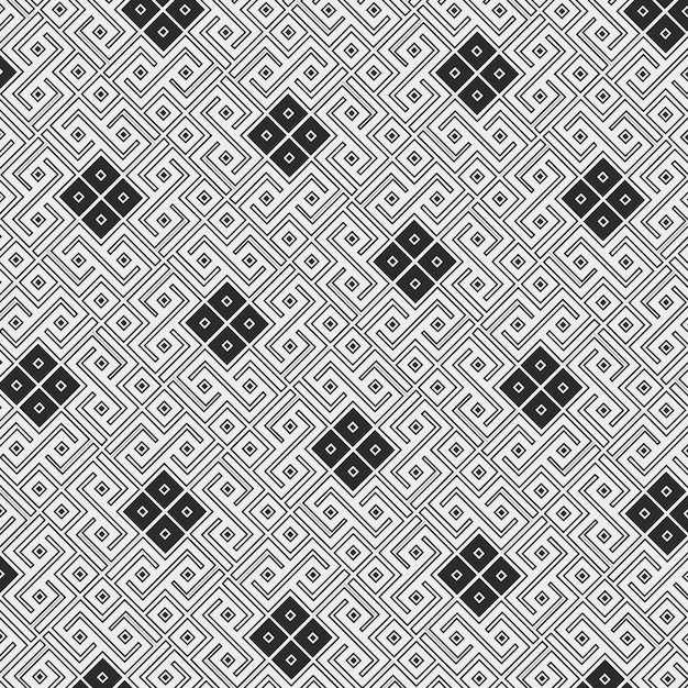 Abstract geometric pattern in monochrome