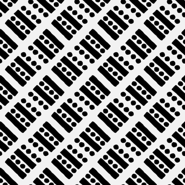 Abstract geometric pattern in a vector Black and white pattern