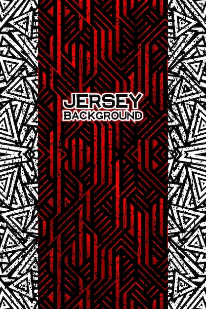 Abstract geometric pattern with grunge effect for sport jersey