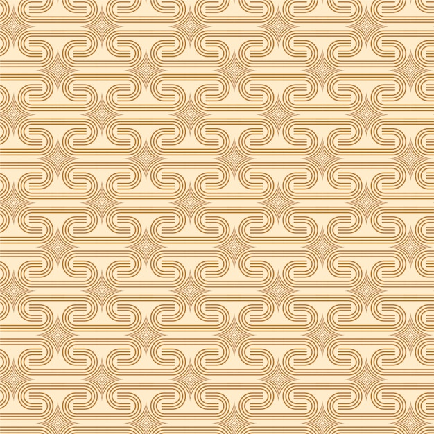 Abstract geometric pattern with oval lines and stripes curve element design.