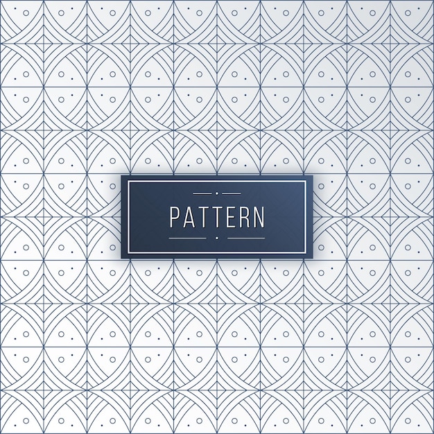 Abstract geometric pattern with square curved lines