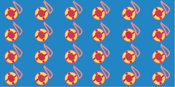 Vector abstract geometric pattern