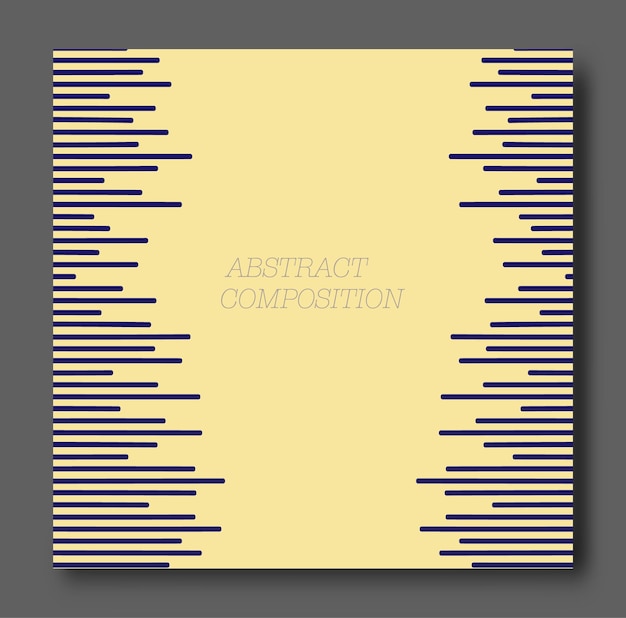 Вектор Абстрактные геометрические узоры параллельных линий шаблон для открыток плакатов охватывает интерьерный и творческий дизайн