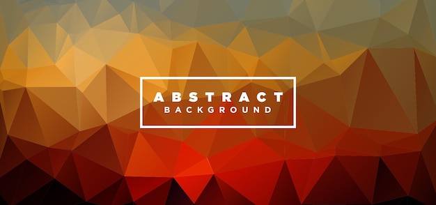 Abstract geometric polygonal background low poly abstract banner design