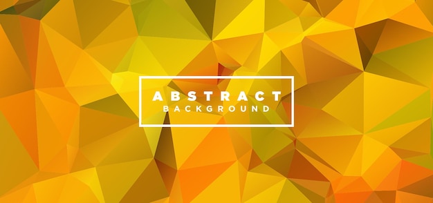 Abstract geometric polygonal background low poly abstract banner design