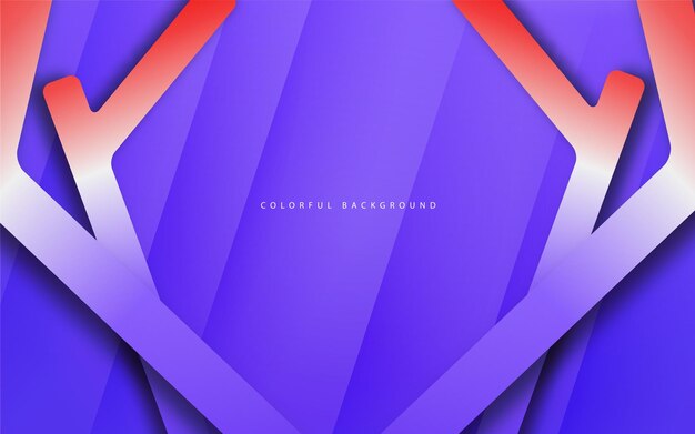 Abstract geometric purple background vector