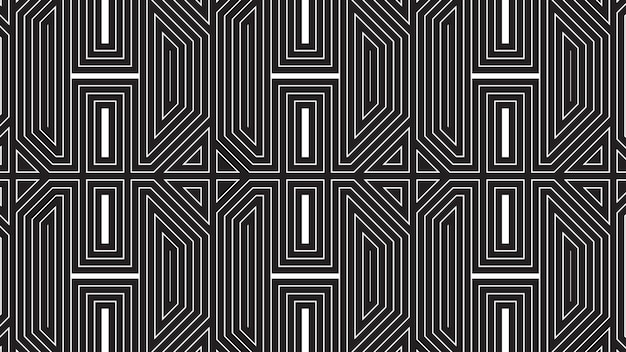 Abstract geometric seamless lines pattern