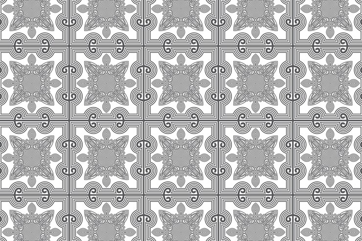 Vector abstract geometric seamless pattern background