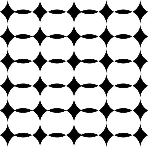 Vettore abstract geometric seamless pattern black and white minimalist monochrome pattern artwork