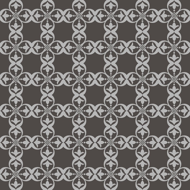 Abstract geometric seamless pattern brown