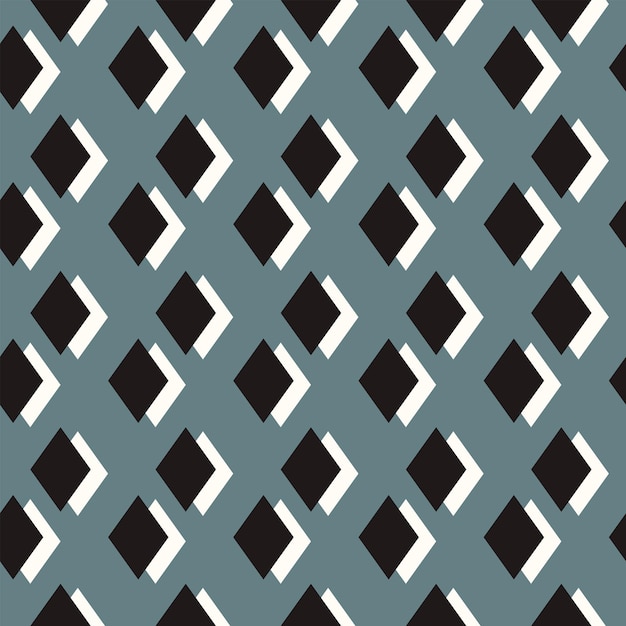 Abstract geometric seamless pattern Fashion vector print for fabric with diamonds