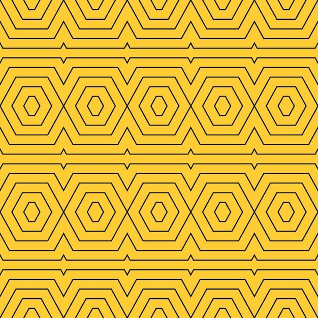 Abstract geometric seamless pattern origins from ancient Egypt