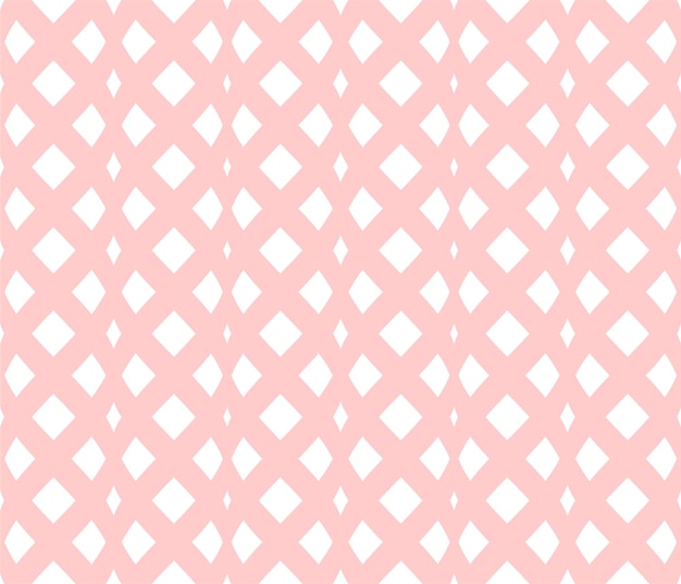 Abstract Geometric Seamless Pattern Ornament Background with Pink Alternating Stripes Curves Waves