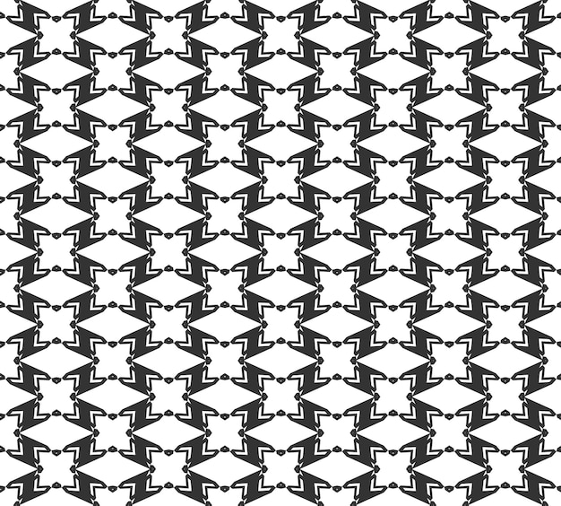 Abstract geometric Seamless pattern Repeating geometric Black and white texture geometric decoration