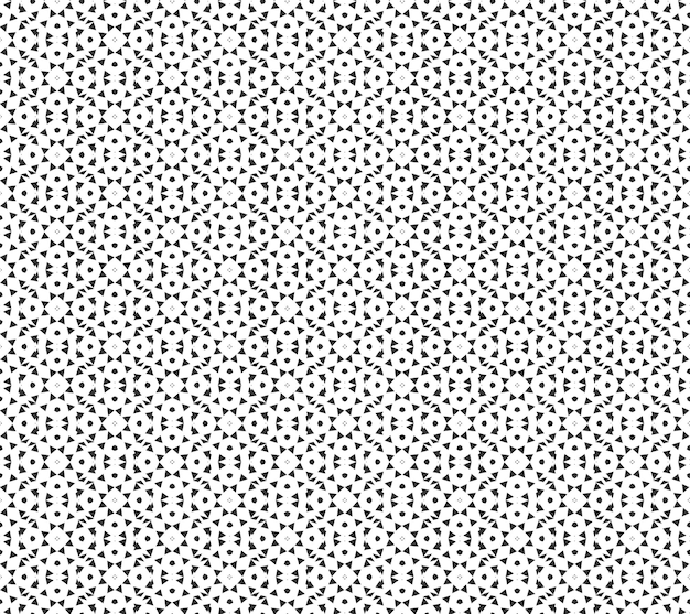 Abstract geometric Seamless pattern Repeating geometric Black and white texture geometric decoration