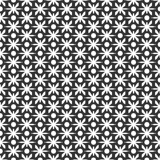 Abstract geometric Seamless pattern Repeating geometric Black and white texture geometric decoration