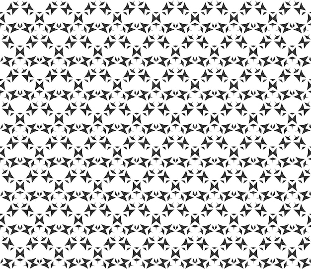 Abstract geometric Seamless pattern Repeating geometric Black and white texture