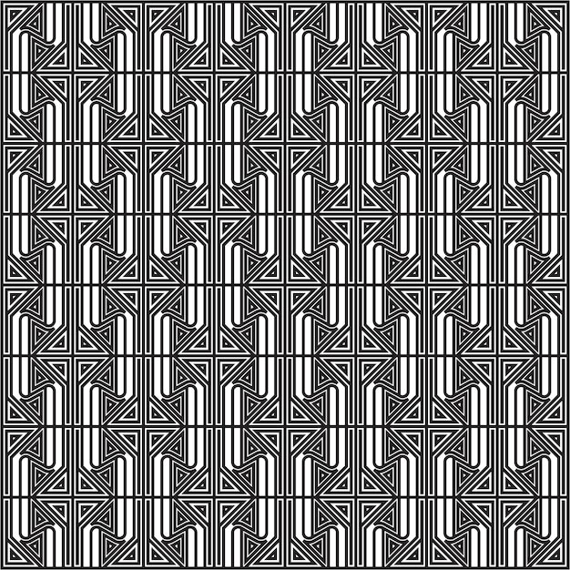 Abstract geometric seamless pattern