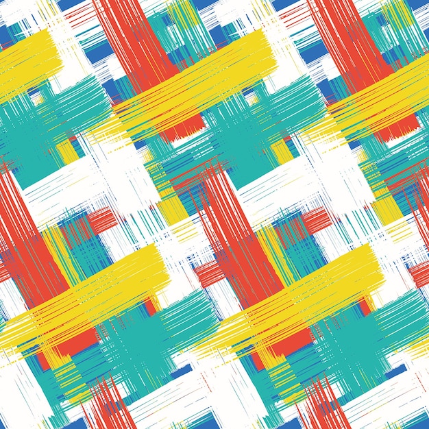 Vector abstract geometric seamless pattern