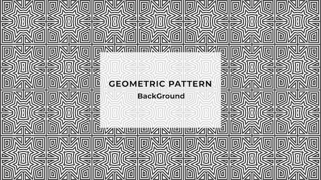 Vector abstract geometric seamless shape linear pattern background