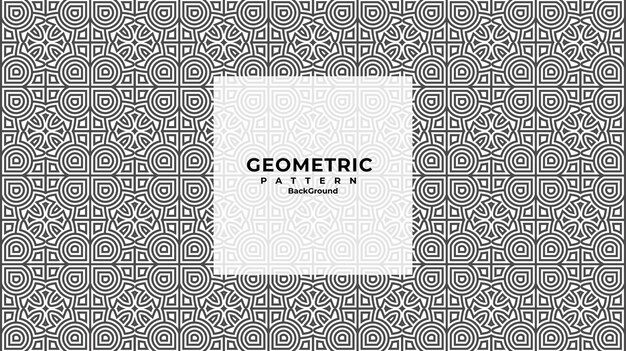 Abstract geometric seamless shape linear pattern background