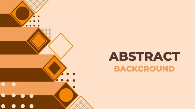 Abstract geometric shape background design template